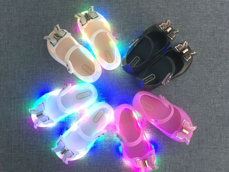 mini melissa light up shoes