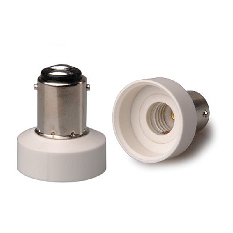 BA15D To E11 Lamp Holder Adapter Base Socket Converter For Light Bulb