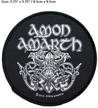 Amon Amarth Metal  Sew On Woven Patch 4 "X 3 " 