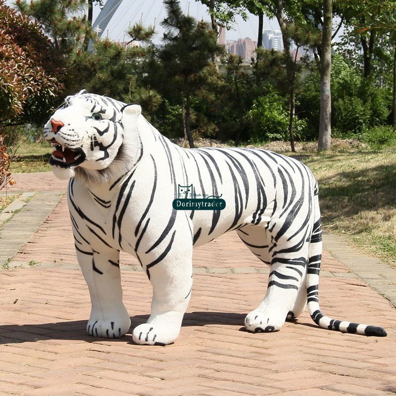 giant white tiger stuffed animal