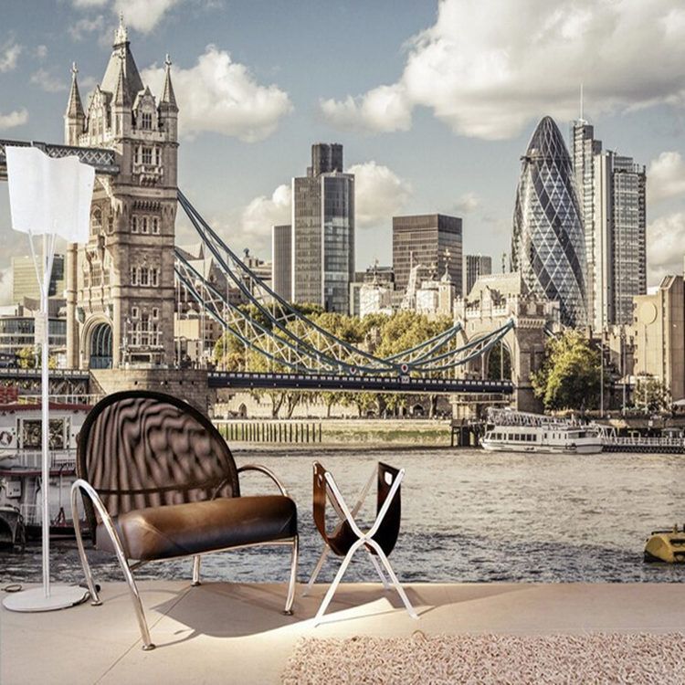 Custom Modern Wallpaper London City Corridor Wall Wallpaper For Living Room Tv Backdrop 3d Waterproof Vinyl Wallpaper Murals Wallpapers Hd Photos