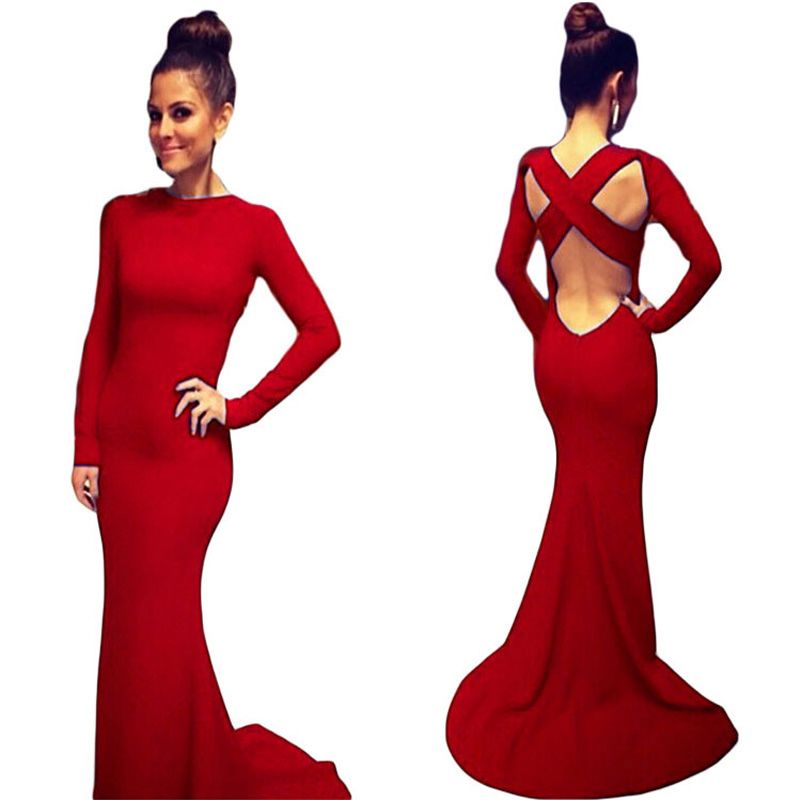 black and red club dresses