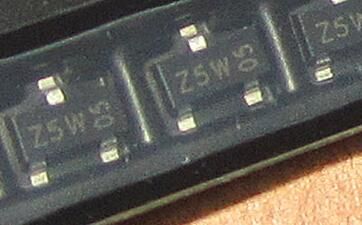 BZX84C6V8 Z5 6.8 V Diodo Zener marcado 5% 350 mV 3-Pin SOT-23 x25 un.