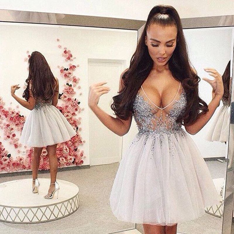 sexy short lace dress