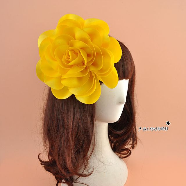 yellow hair flower