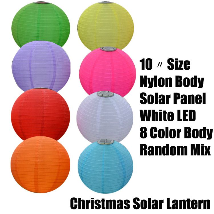 10〃christmas solar nylon matern
