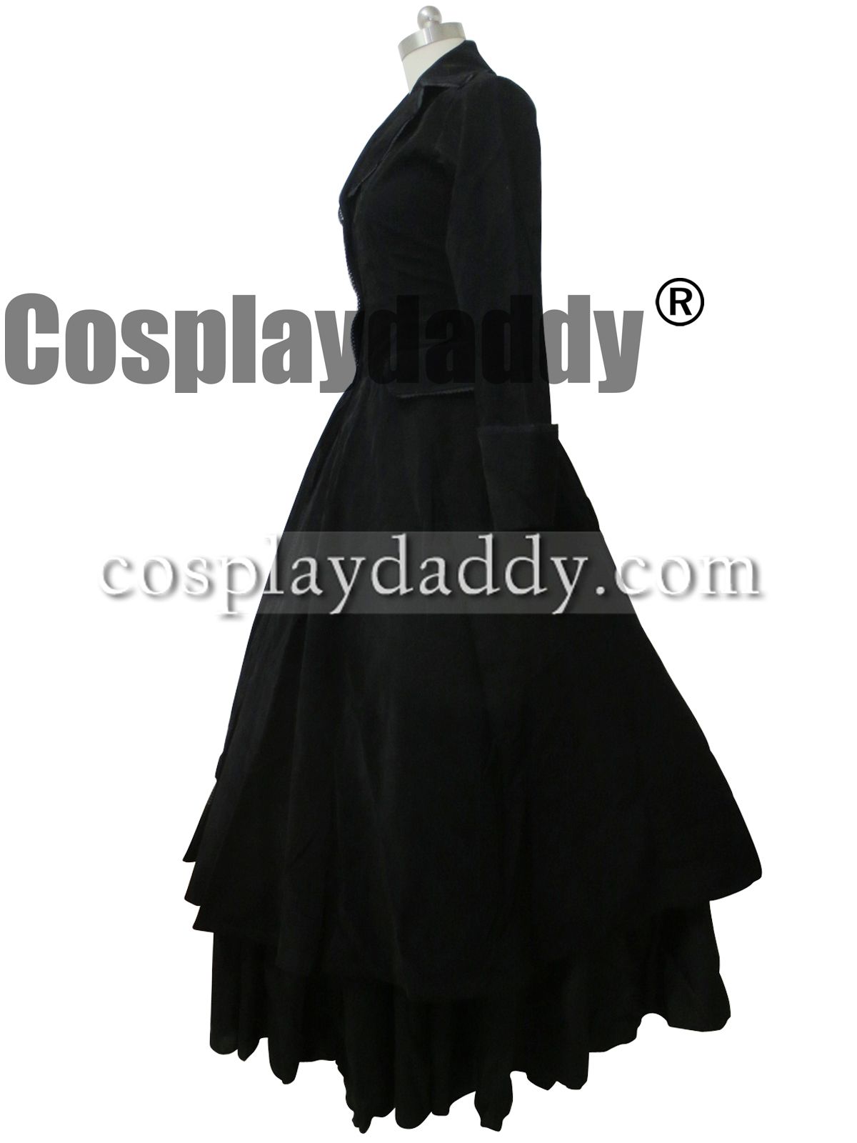black gown costume