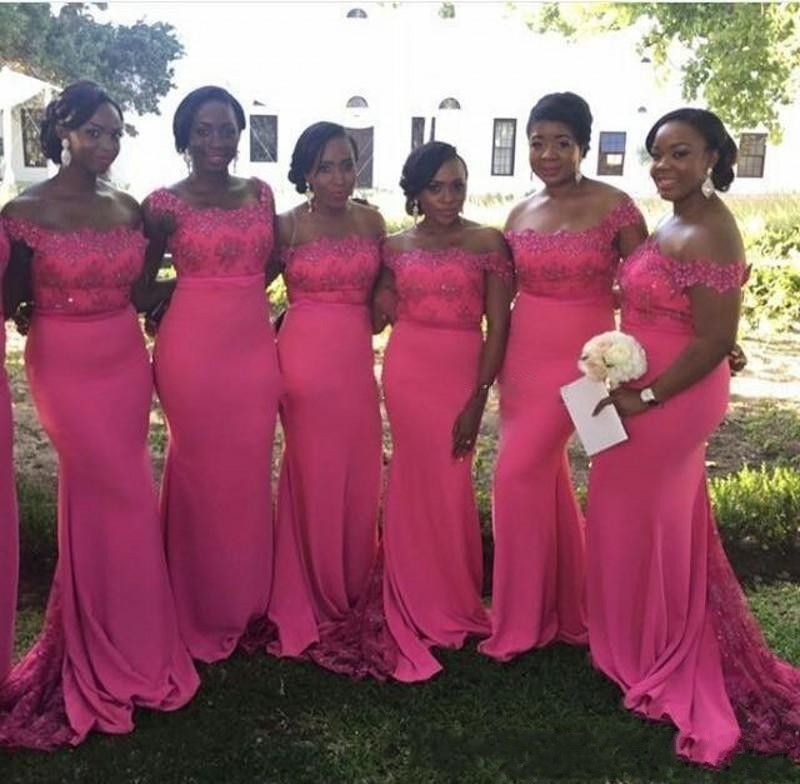 hot pink gown dresses