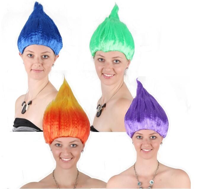 Children Wig Cap Kids Afro-hair Party Cosplay Funny Wigs Caps Hair Accessory 6A