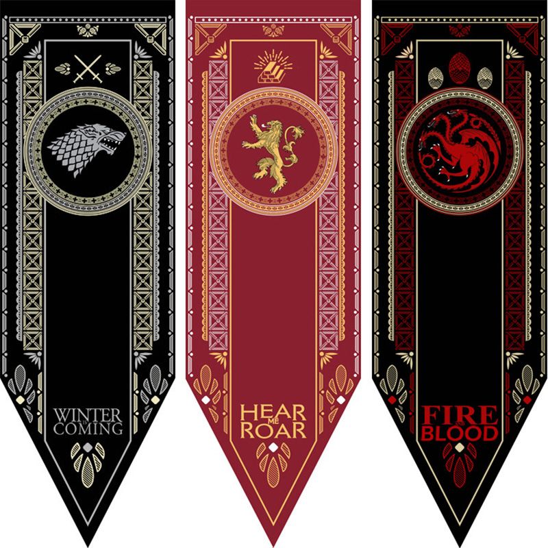 2020 House Stark Banner Game Of Thrones Wolf Tournament Outdoor