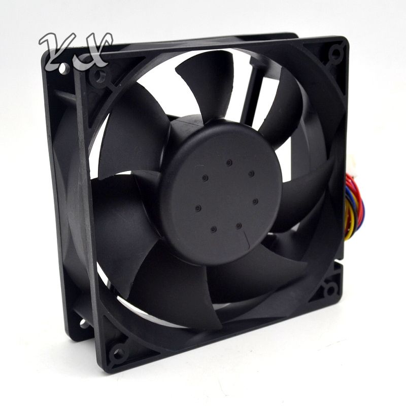 AFB1212SHE 12038 12cm 1.6A 12v 4wire PWM 40cm Long line of Fan for Delta 12012038mm 