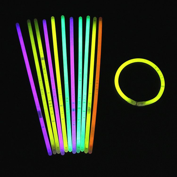 lot of glow sticks