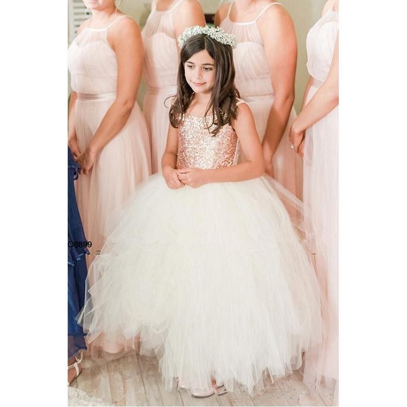 Blingbling Rose Gold Sequins Flower Girls Dresses 2017 Puffy Little Girl Tutu Skirt Kids Ball Gowns For Child Wedding Party Formal Dress 2018 From Caradress Blingbling Rose Gold Sequins Flower Girls Dresses 2017 Puffy Little Girl Tutu Skirt Kids Ball Gowns For Child Wedding Party Formal Dress 2018 From Caradress