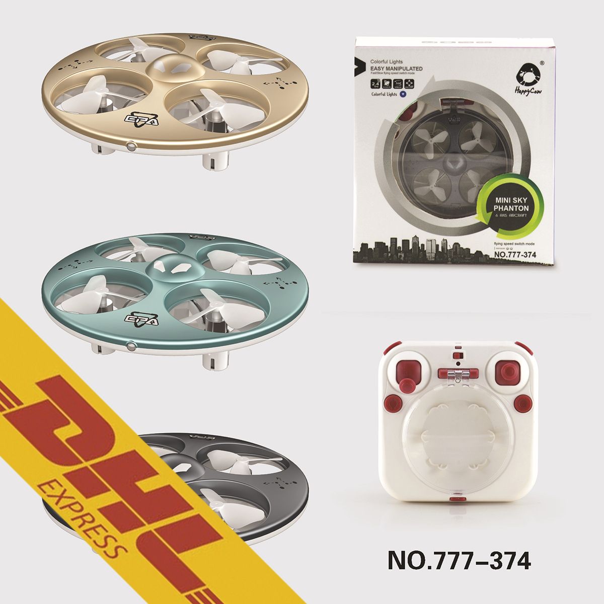 phantom 6ch remote control quadcopter
