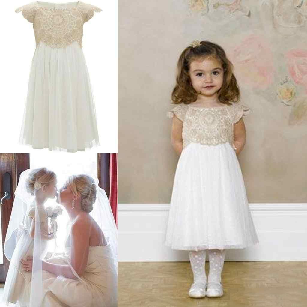 champagne toddler flower girl dresses