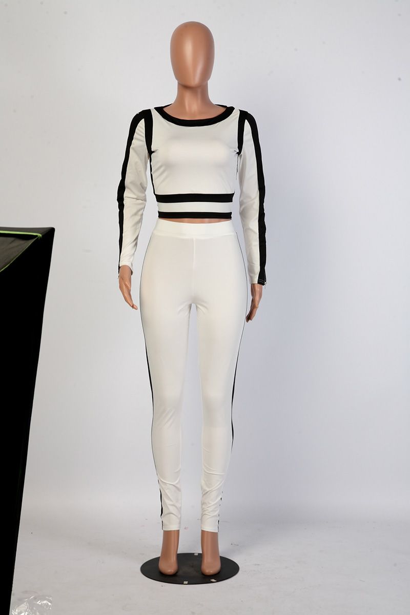 white oversized joggers womens