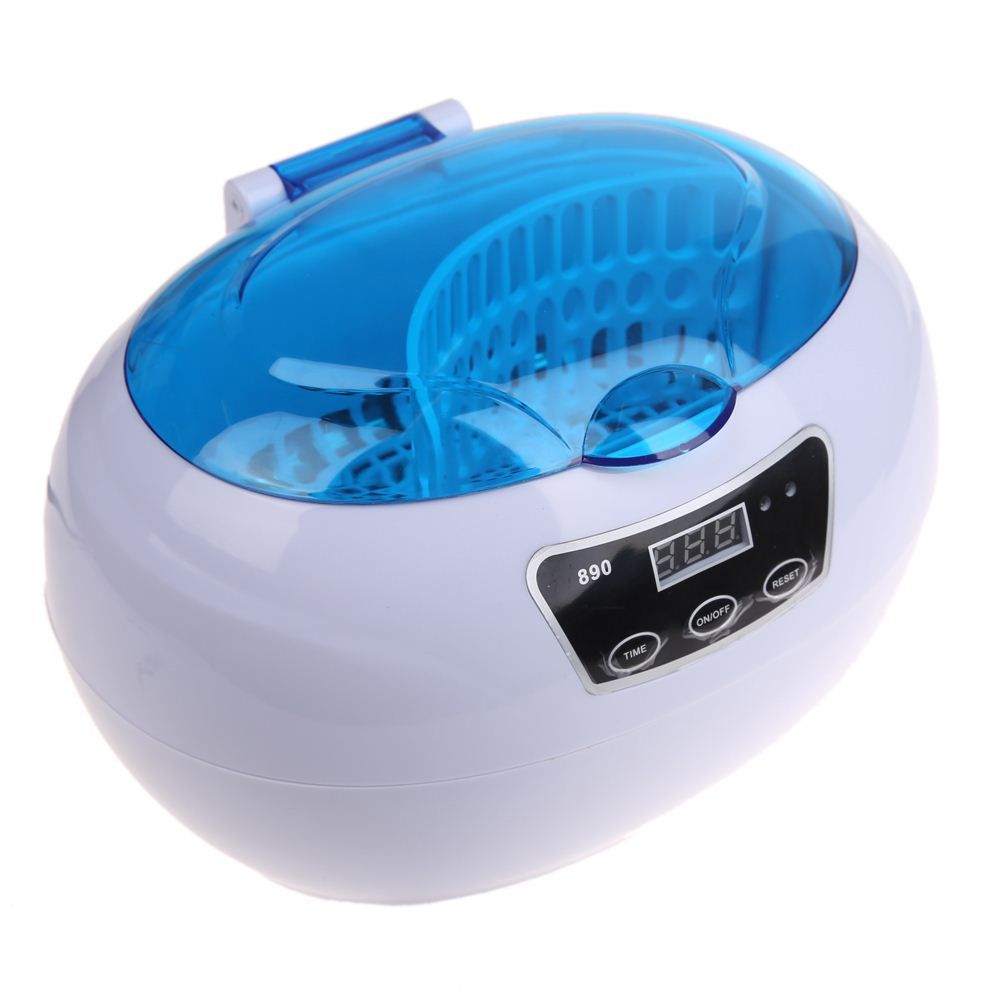35W Nail Tools Sterilizer Pot Disinfection 600ml Ultrasonic Cleaner