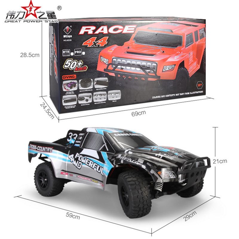 RC Racing Car WLtoys K939 1/10 4WD 2.4G 