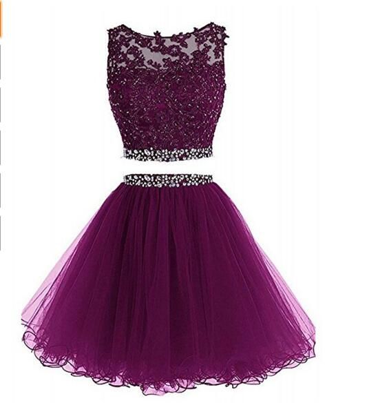 two piece semi formal dress