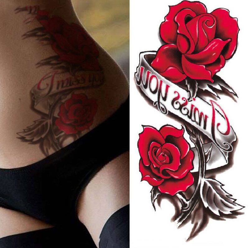 3D stereo waterproof Temporary Tattoos stickers alphabet rose flower pattern sexy Tattoo sticker chest waist arms back body makeup decals 3D stereo waterproof Temporary Tattoos stickers alphabet rose flower pattern sexy Tattoo sticker chest waist arms back body makeup decals
