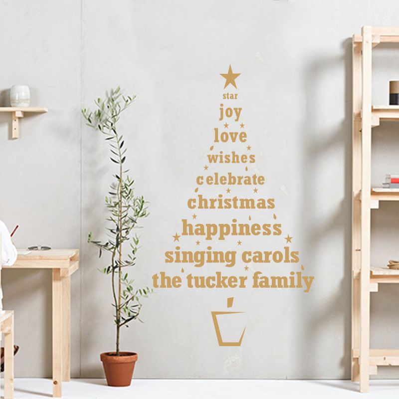 Christmas Tree Wall Sticker Murals Quote Window Stickers Glass