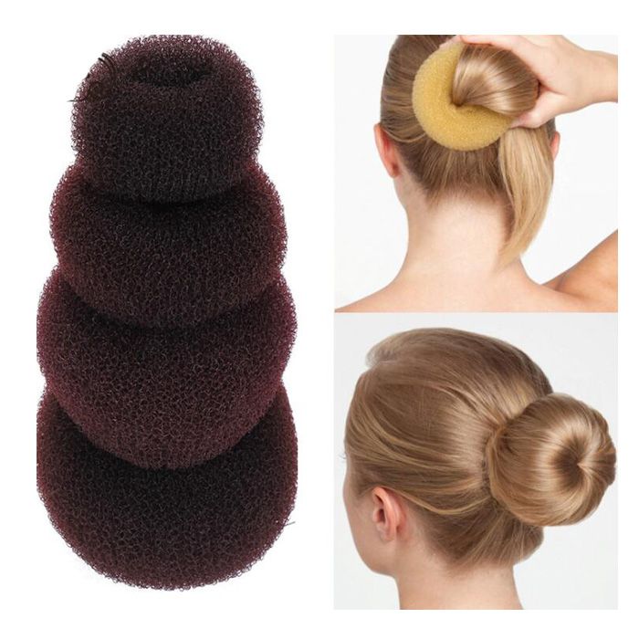 S/M/L/XL New Fashion Women Lady Magic Shaper Donut Hair Ring Bun