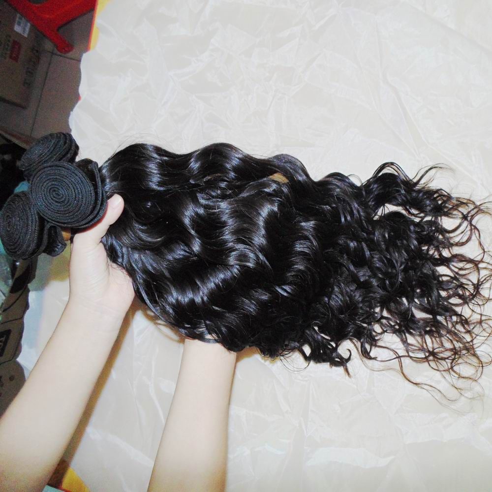 Fantastic 8a Raw Virgin Hair Weave Water Wave Mama Sister Love