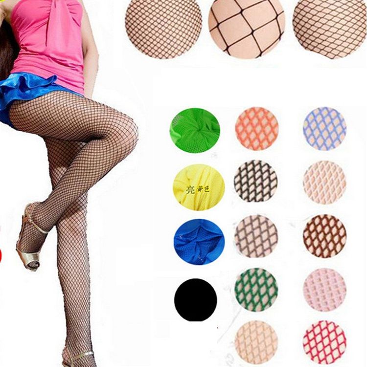 WOMEN LADIES FISHNET TIGHTS STOCKING NET PATTERN BURLESQUE HOISE BLACK PANTYHOSE