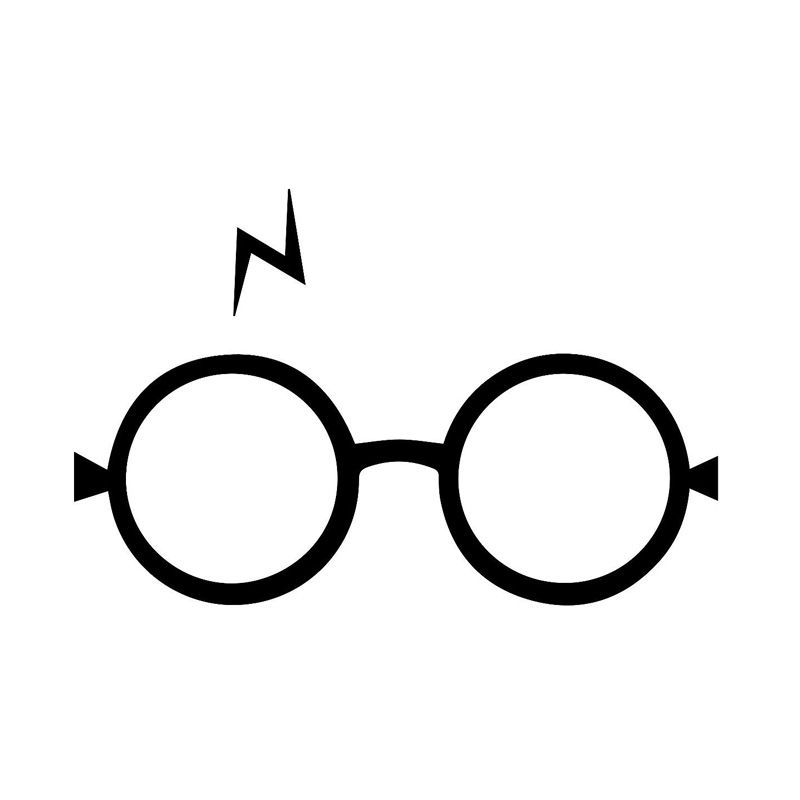 satin al 17 7 11 4 cm araba cikartmalari icin sik harry potter gozluk ilginc motosiklet vinil cikartmalari tl12 61 tr dhgate com