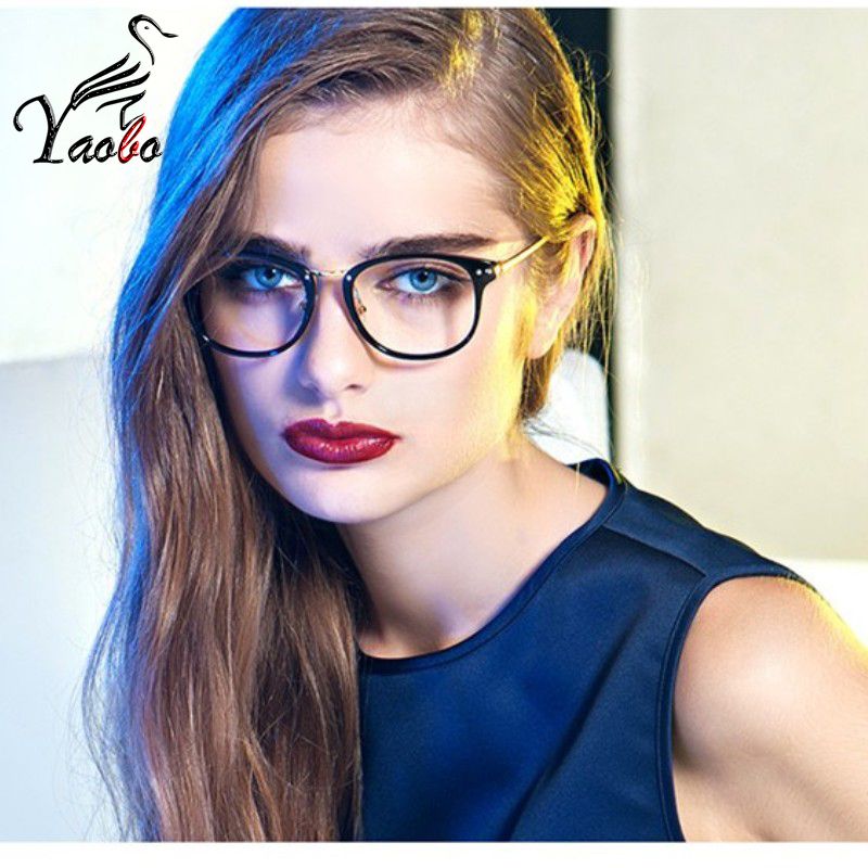 black frame glasses womens