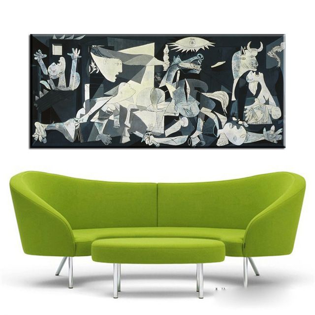 Download Picasso Guernica 1937. Oil On Canvas Background