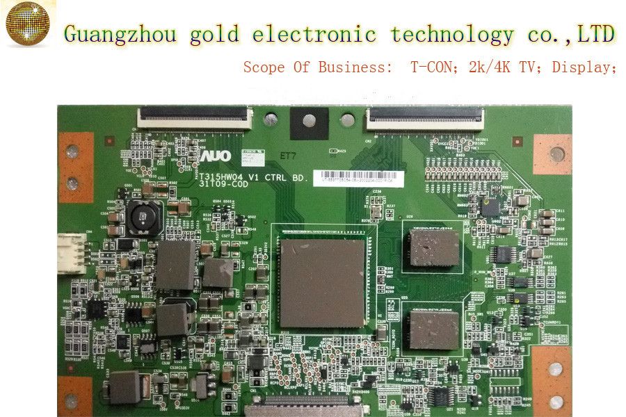 Original AUO Logic Board T315HW04 V1 31T09 C0D T CON Board CTRL Board