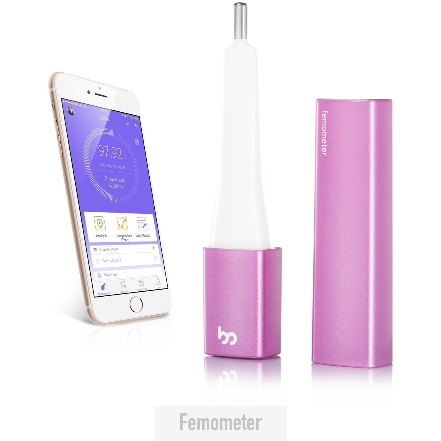 Femometer Oral Basal Thermometer And Smart Fertility Tracker For