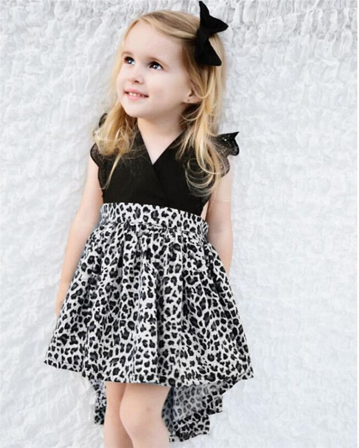 girls leopard print dress