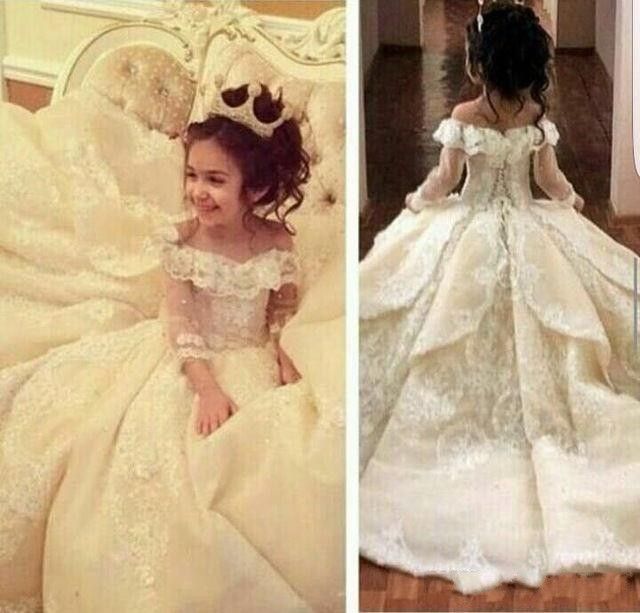flower girl ball gown