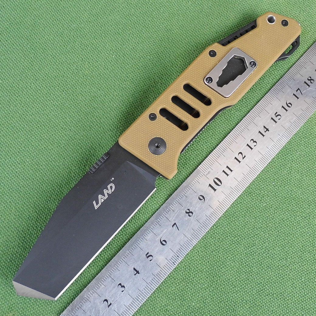 Sanrenmu LAND 9046 EDC Pocket Knife Multifunction Tool Double Lock