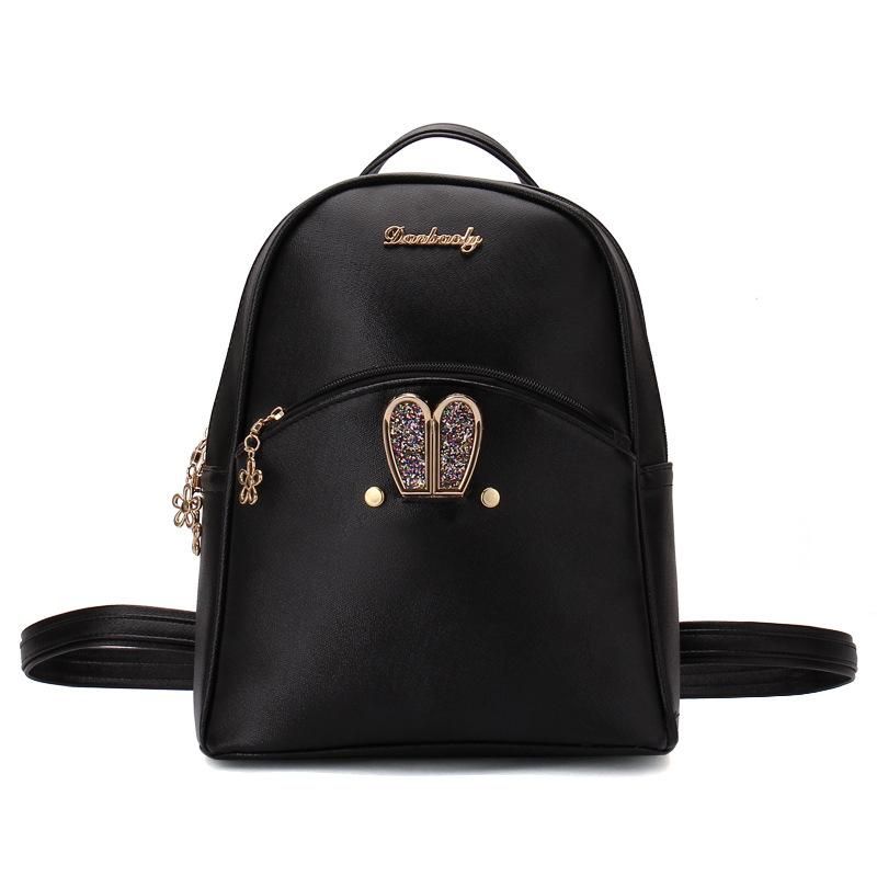 black backpack stylish