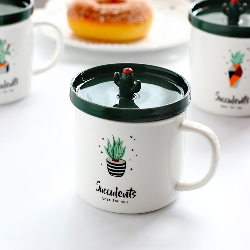 Satin Al 420 Ml Yaratici Bitki Sekli Cay Kupa Kaktus Kahve Fincani Seramik Kabartma Karikatur Su Icme Bardagi Yuvarlak Kolu Hediye 10 Tl1 166 17 Dhgate Comda