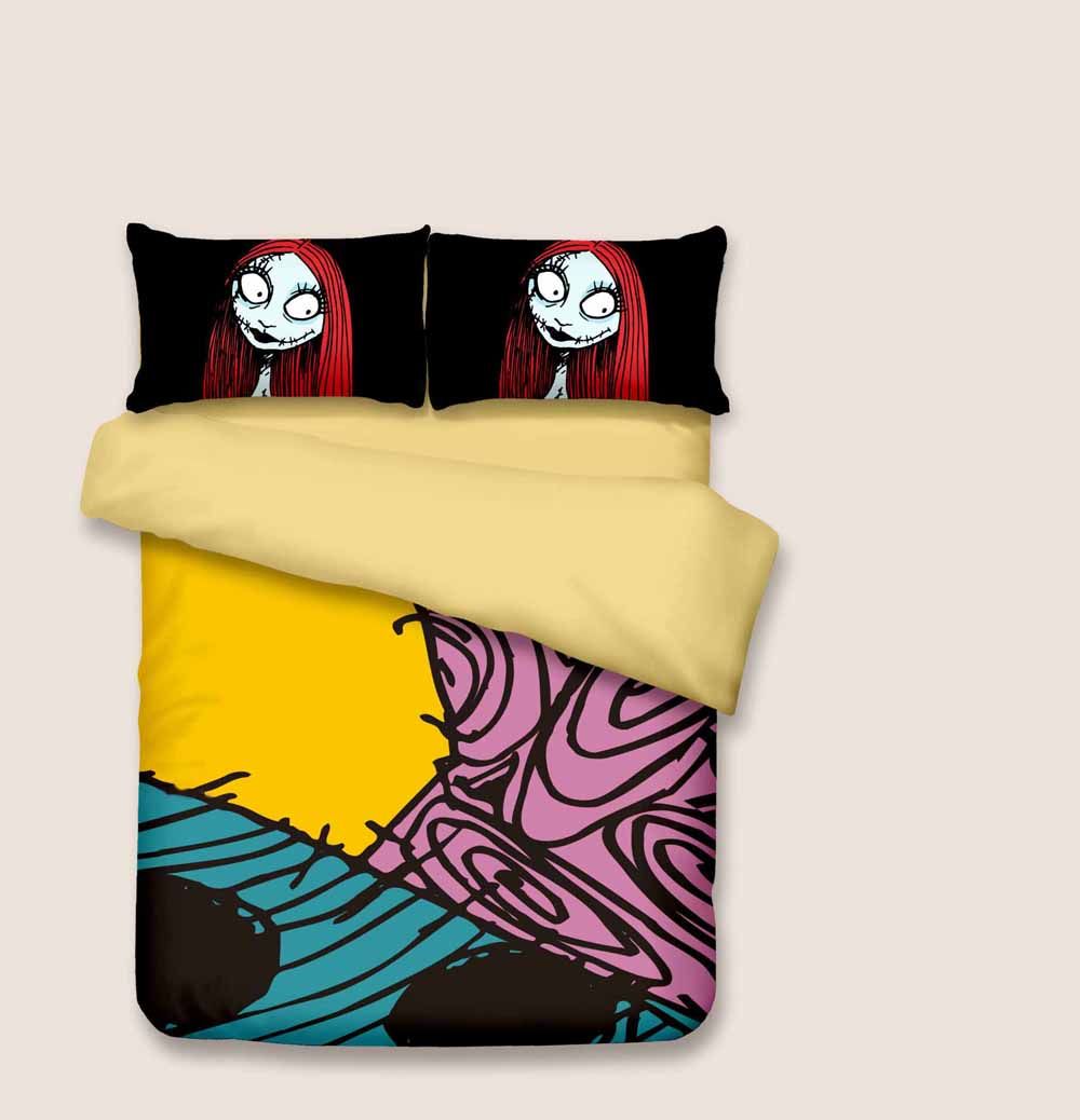 2020 Home Textile 3d Nightmare Before Christmas Bedding Set