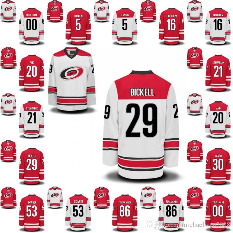 2021 2017 NHL Carolina Hurricanes Jerseys, 20 Sebastian Aho 5 Noah
