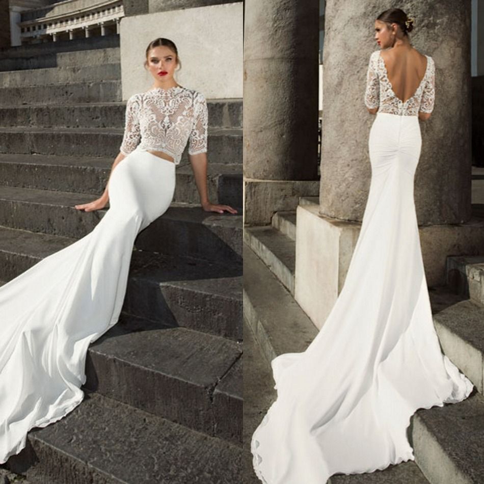 half mermaid wedding dress