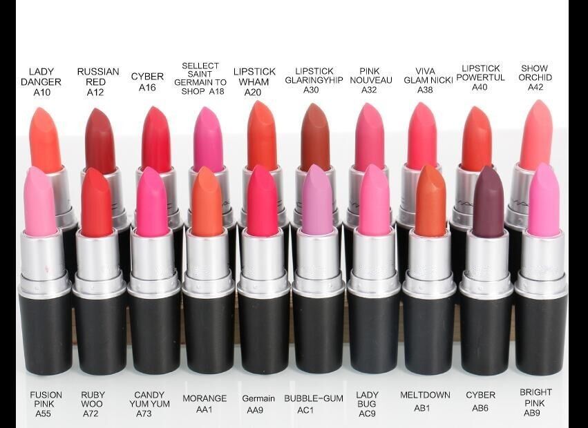 New Arrive Brand Satin Lipstick Rouge Alevres Waterproof Makeup Matte Lipgloss Net 3g You Can Choose Dhl Lipgloss Lipstick Shades From Yichenglin