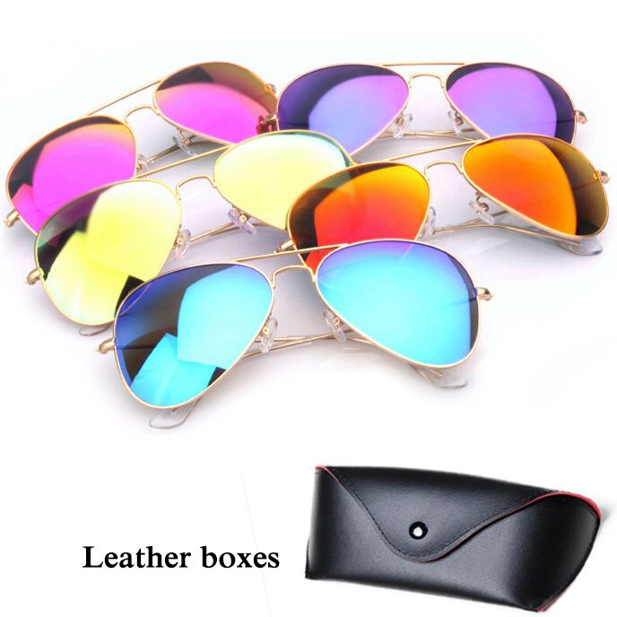 Mirror Lens Sunglasses Designer Fashion Sun Glasses Men Women Mirror Lens Sunglasses Designer Fashion