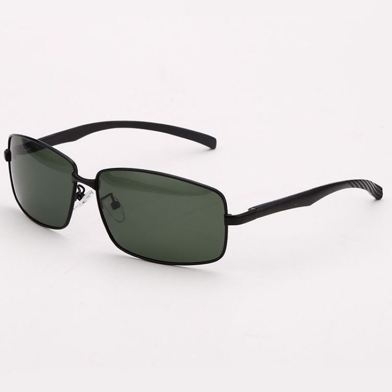 Acquistare Occhiali Da Sole Polarizzati Da Uomo Rettangolari Con Montatura  In Metallo Polarizzati Lenti Verdi PC Occhiali Da Sole Economici UV400  Occhiali Lunette De Soleil Pas Cher Economico | Consegna Veloce E