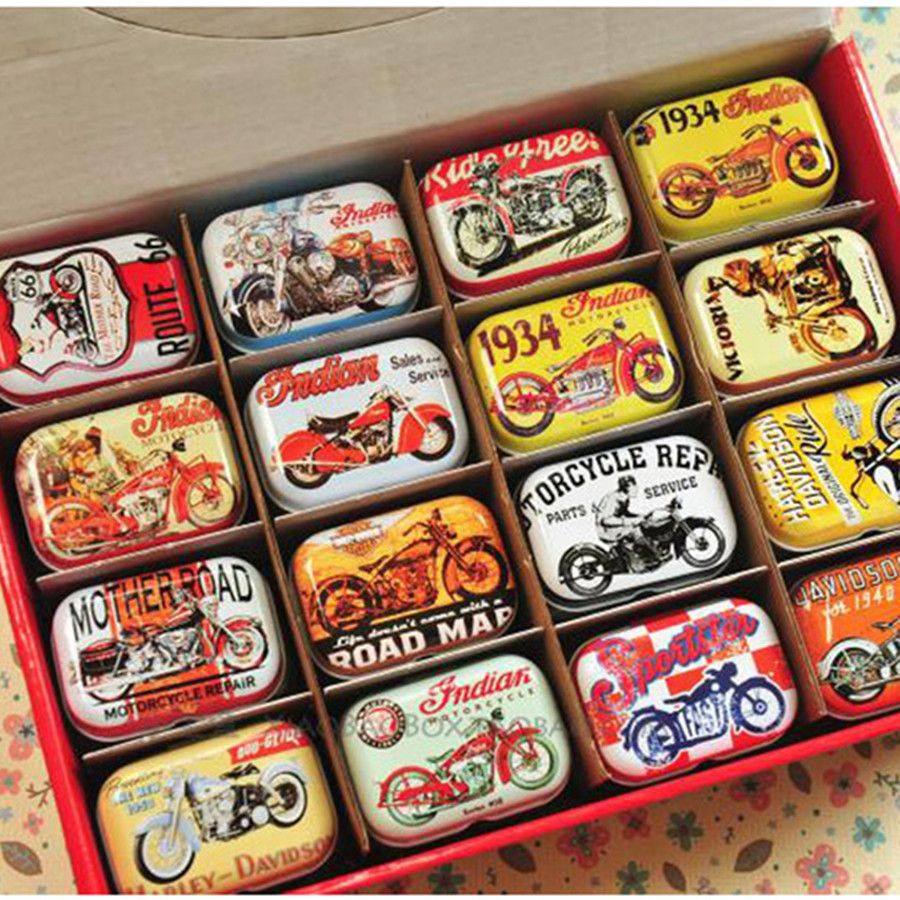 small vintage tin boxes