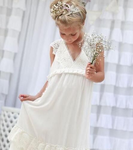 vintage style flower girl dresses
