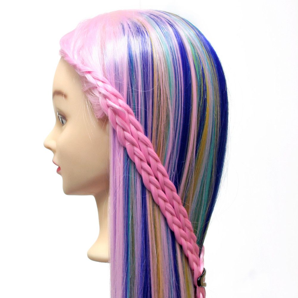 rainbow hair mannequin