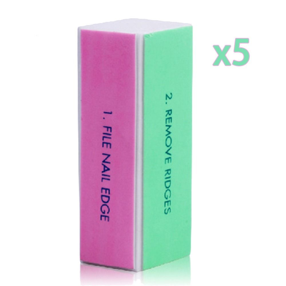 Wholesale- 5Pcs/Lot Sanding Nail File Buffer Block for UV Gel Nail Polish Nail Art Tools Manicure Pedicure 4-way Sanding Block lime a ong Wholesale- 5Pcs/Lot Sanding Nail File Buffer Block for UV Gel Nail Polish Nail Art Tools Manicure Pedicure 4-way Sanding Block lime a ong