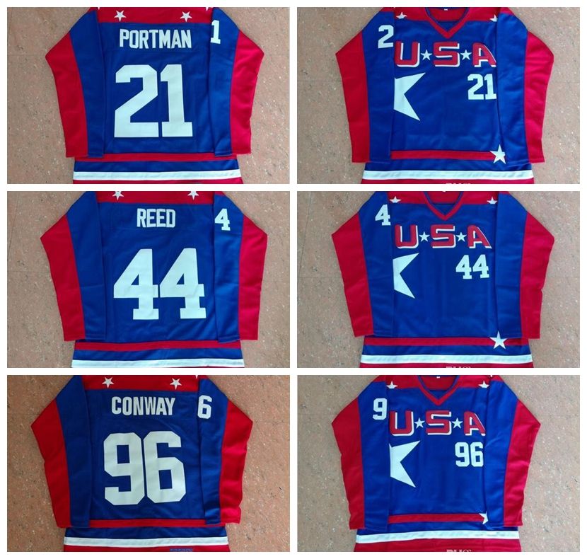 Team USA Hockey Jerseys 21 Dean Portman 