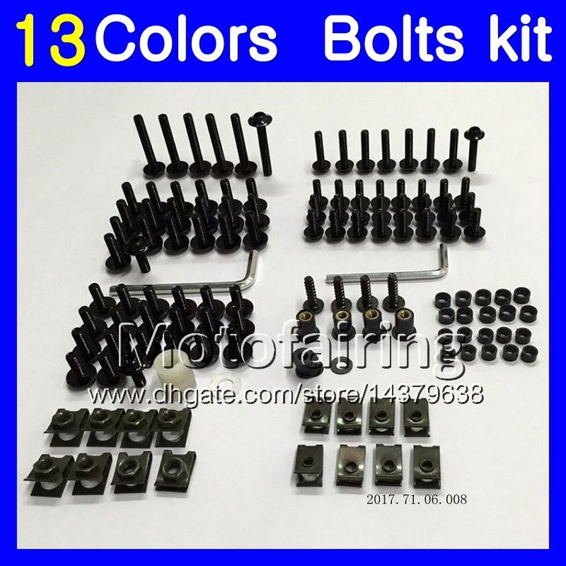 Steel Complet Boulons De Carénage Vis Kit Pour BMW S1000RR 2015 2016 2017 2018 Noir